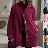 Cordjacke mit Kapuze – Produktansicht 1