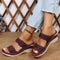 Bequeme Sandalen mit Keilabsatz – Produktansicht 9