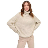 Rollkragenpullover aus dickem Strick – Produktansicht 2