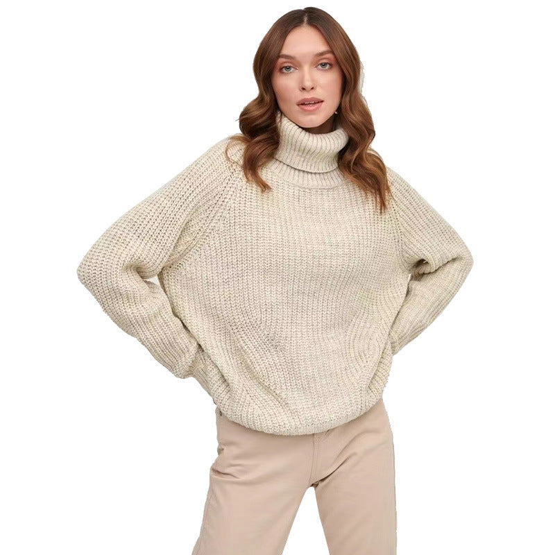 Rollkragenpullover aus dickem Strick – Produktansicht 2