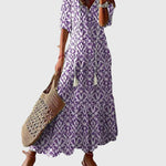 Bequemes Vintage-Boho-Maxikleid für den Sommer – Produktansicht 3