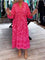 Bequemes Kleid mit lebendigem Print – Produktansicht 3