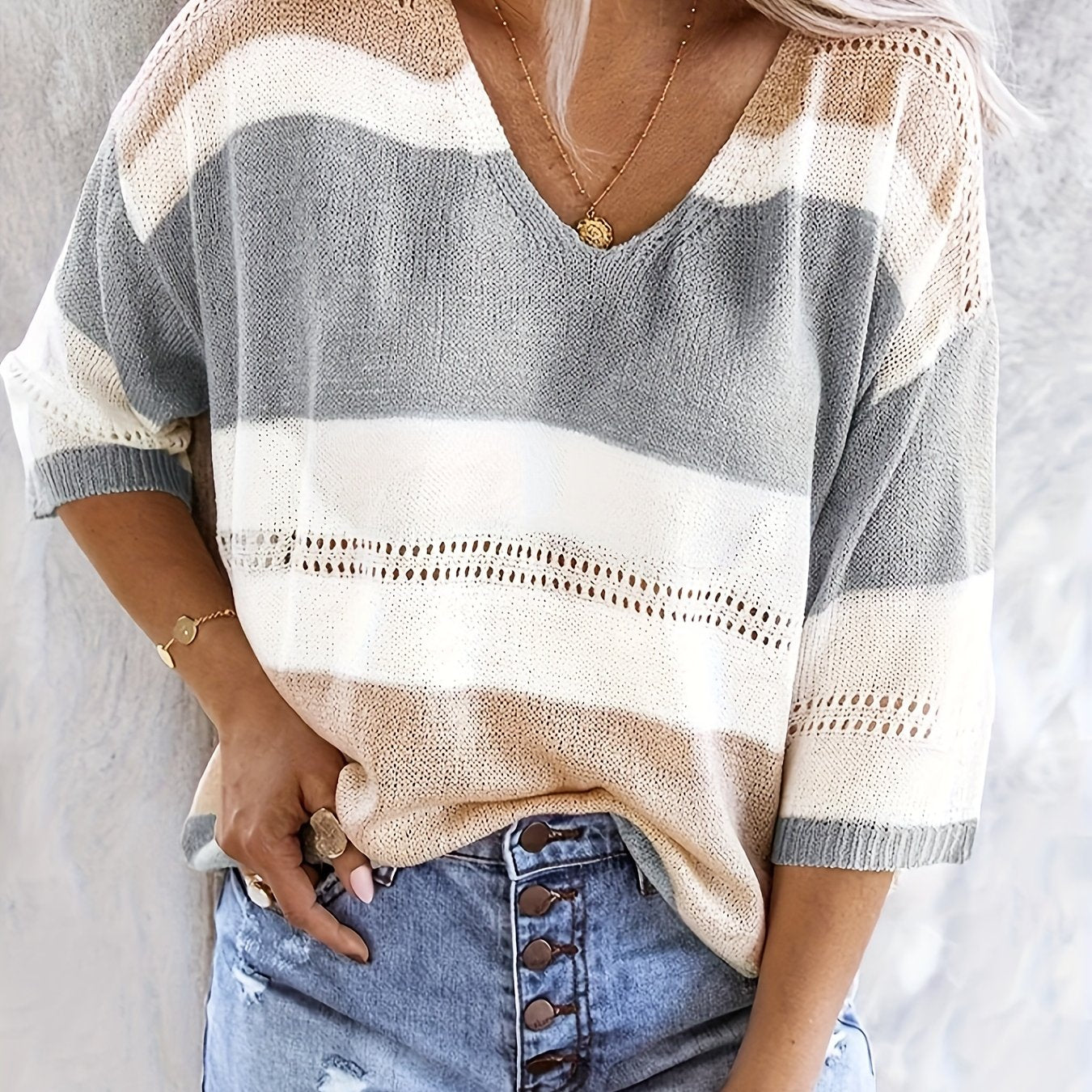 Leichter Feinstrick-Pullover für den Alltag – Produktansicht 6