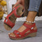 Bequeme Komfortsandalen in Wickeloptik – Produktansicht 5