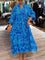 Bequemes Kleid mit lebendigem Print – Produktansicht 2