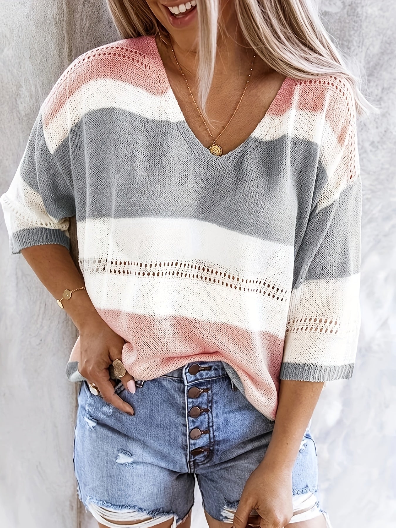 Leichter Feinstrick-Pullover für den Alltag – Produktansicht 14