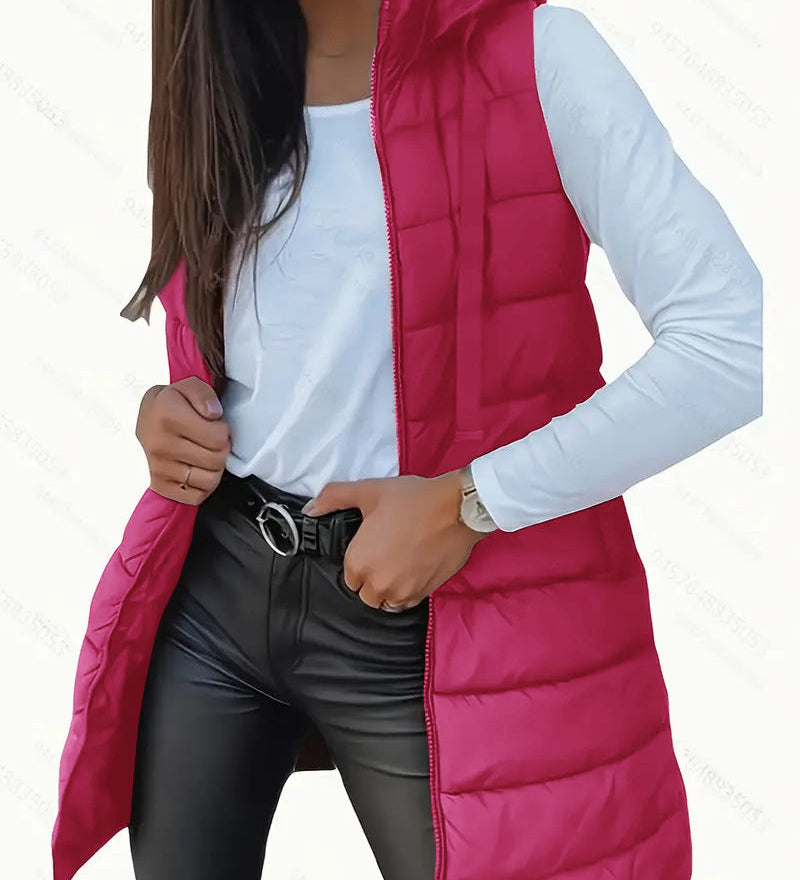 lange ärmellose Daunenjacke – Produktansicht 9