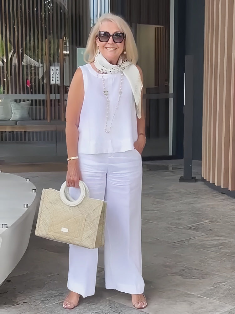 Elegantes Set aus Oberteil und Hose – Produktansicht 5