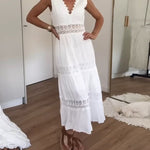 Spitzen-Camisolekleid mit V-Ausschnitt – Produktansicht 5