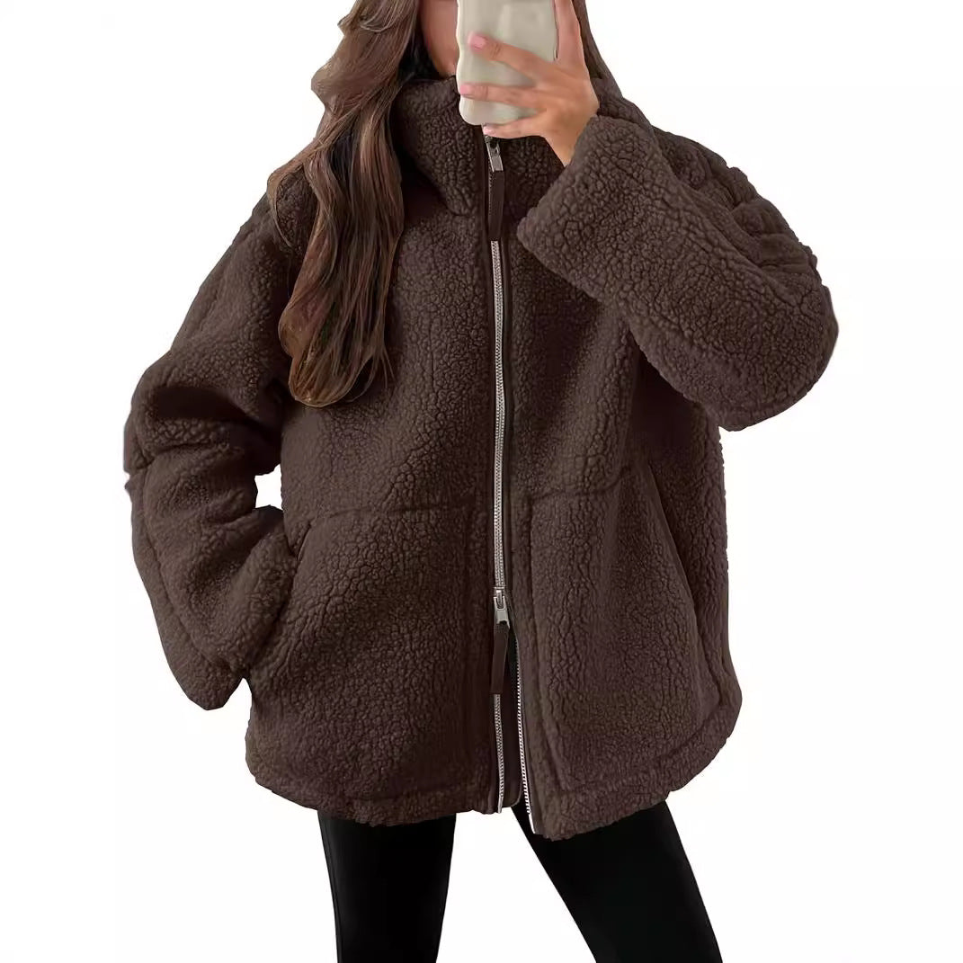 Fleecejacke mit Reverskragen – Produktansicht 4