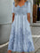 Elegantes Midikleid mit floralem Muster – Produktansicht 2
