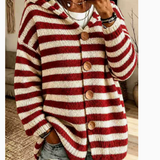 Moderner Streifenpullover aus weichem Strick – Produktansicht 11