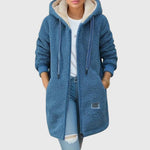 Fleecejacke mit Kapuze – Produktansicht 1