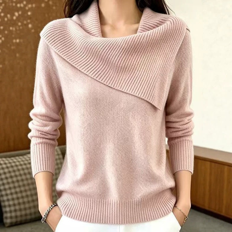 Lässiger Pullover mit Reverskragen – Produktansicht 2