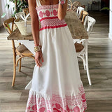 Bequemes Maxikleid im Boho-Stil für den Sommer – Produktansicht 1