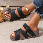 Bequeme geflochtene Sandalen – Produktansicht 8