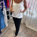 Ärmelloses Shirt mit Raffung – Produktansicht 8
