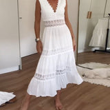 Spitzen-Camisolekleid mit V-Ausschnitt – Produktansicht 2