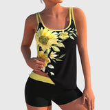 Bequemes Bikini-Set mit sommerlichem Print – Produktansicht 2