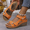 Bequeme Komfortsandalen in Wickeloptik – Produktansicht 10