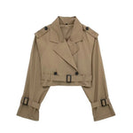 Kurzer Trenchcoat für Damen – Produktansicht 5