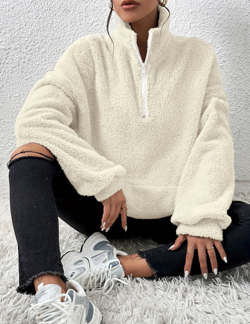 Flauschiger Pullover für entspannte Tage – Produktansicht 7