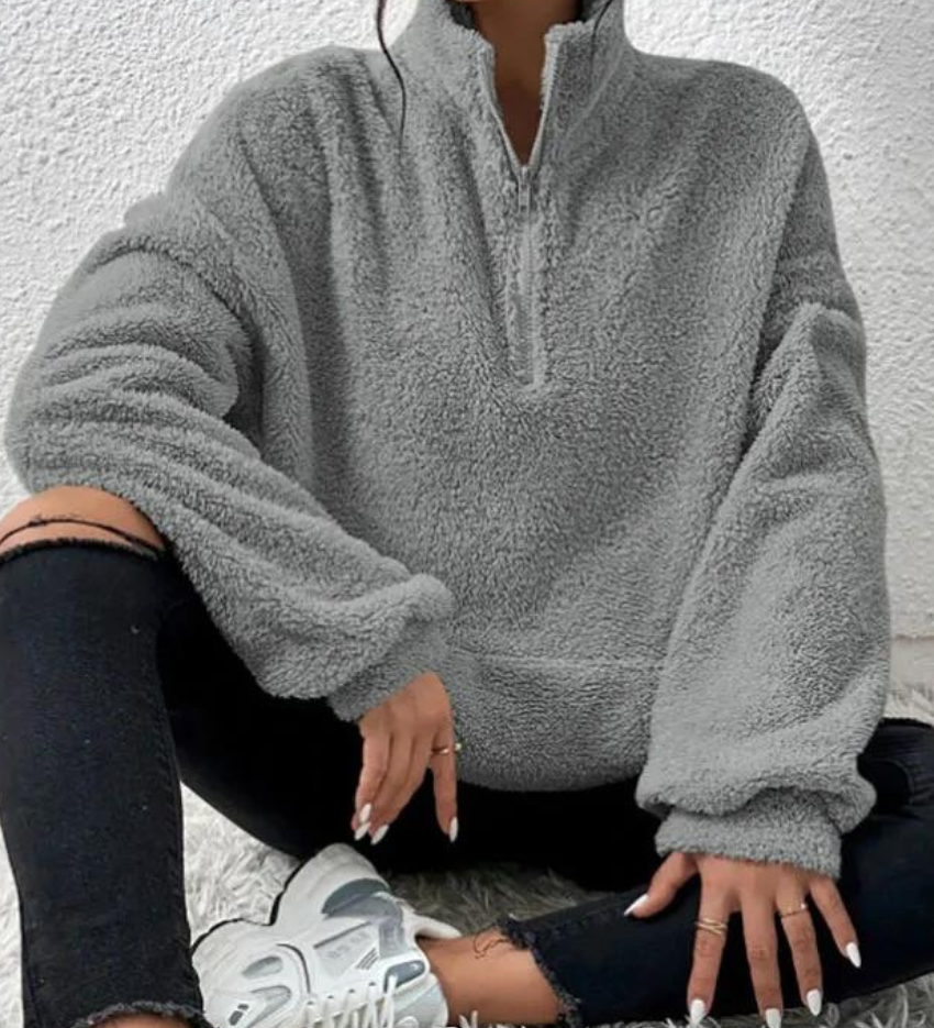 Flauschiger Pullover für entspannte Tage – Produktansicht 2