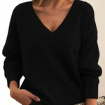 Moderner Herbstpullover aus bequemem Strick – Produktansicht 2