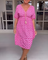 Bequemes Kleid mit Wellenmuster – Produktansicht 7