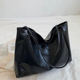 Glänzende Handtasche aus Leder – Produktansicht 3