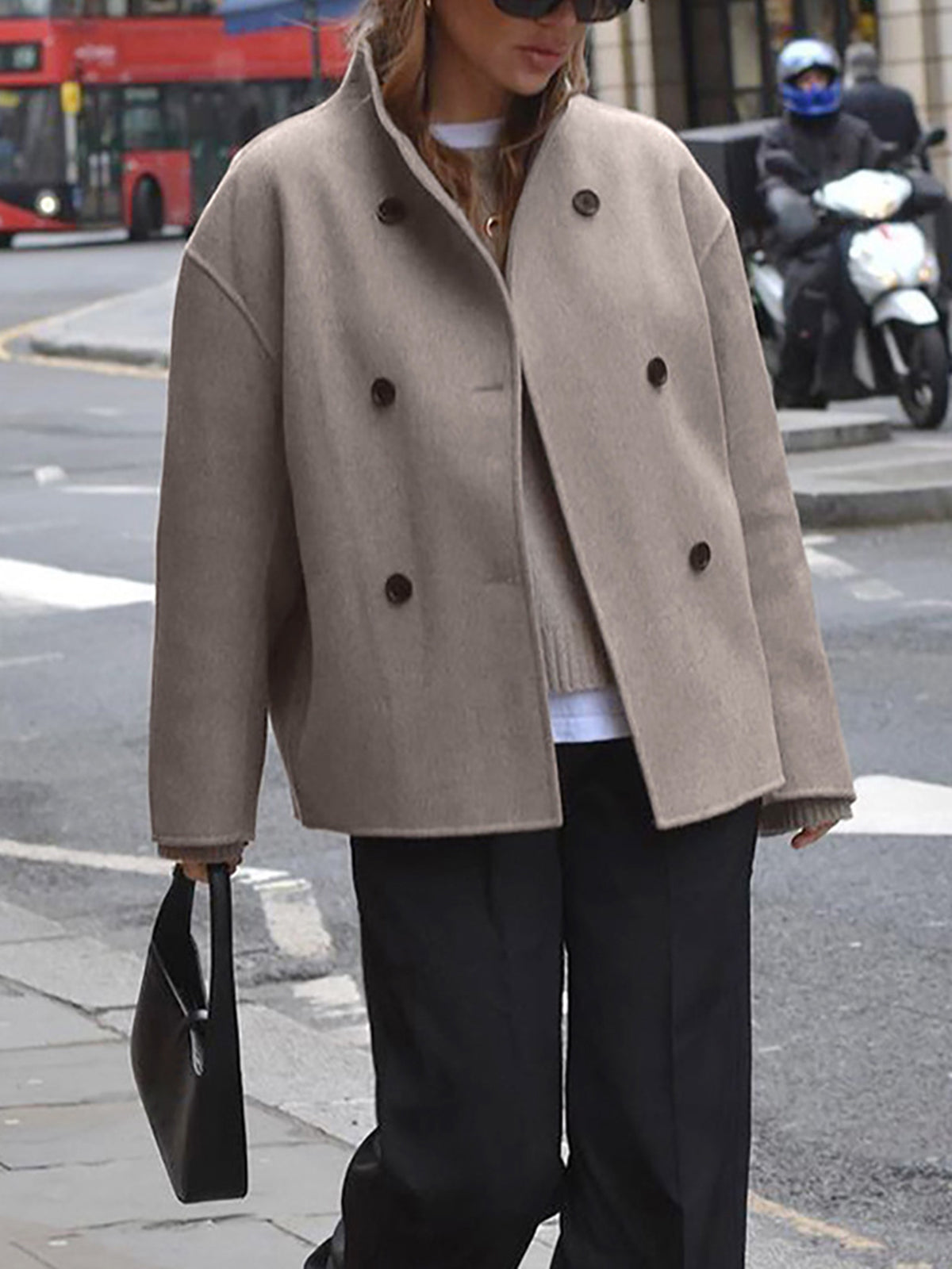 Zweireihiger Cabanmantel – Produktansicht 5