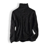 Pullover mit Stehkragen und Zopfstrickmuster – Produktansicht 7