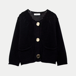 Eleganter geknöpfter Cardigan aus weichem Strick – Produktansicht 8