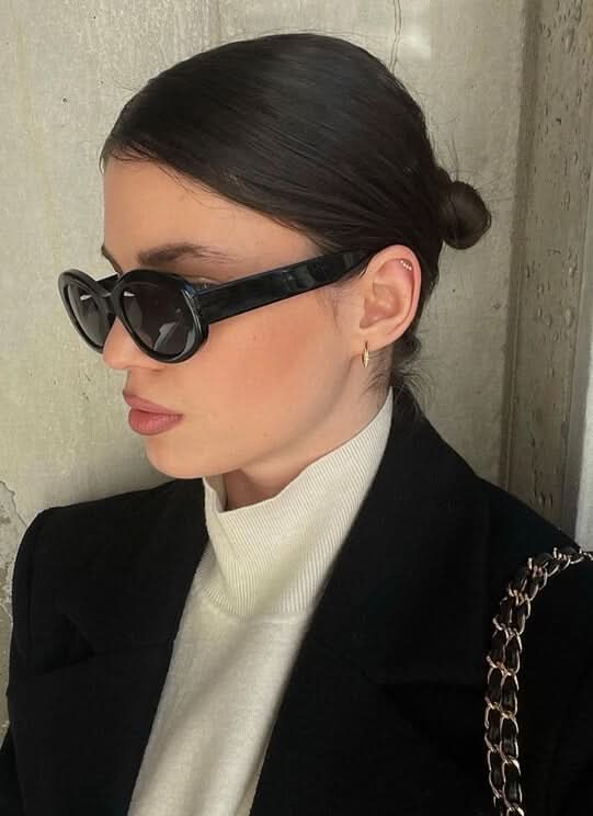 Stilvolle Sonnenbrille für jeden Anlass im ovalen Retro-Design – Produktansicht 5