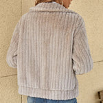 Damen-Plüschjacke – Produktansicht 5