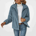 Damen-Plüschjacke – Produktansicht 3