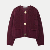 Eleganter geknöpfter Cardigan aus weichem Strick – Produktansicht 6