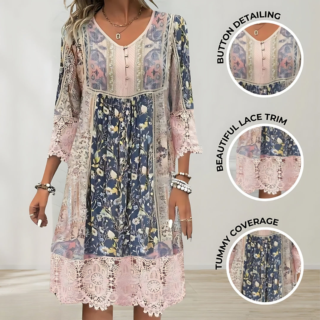 Bequemes Midikleid im Boho-Look – Produktansicht 2