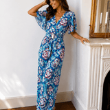 Bedruckter Jumpsuit mit Reverskragen – Produktansicht 2