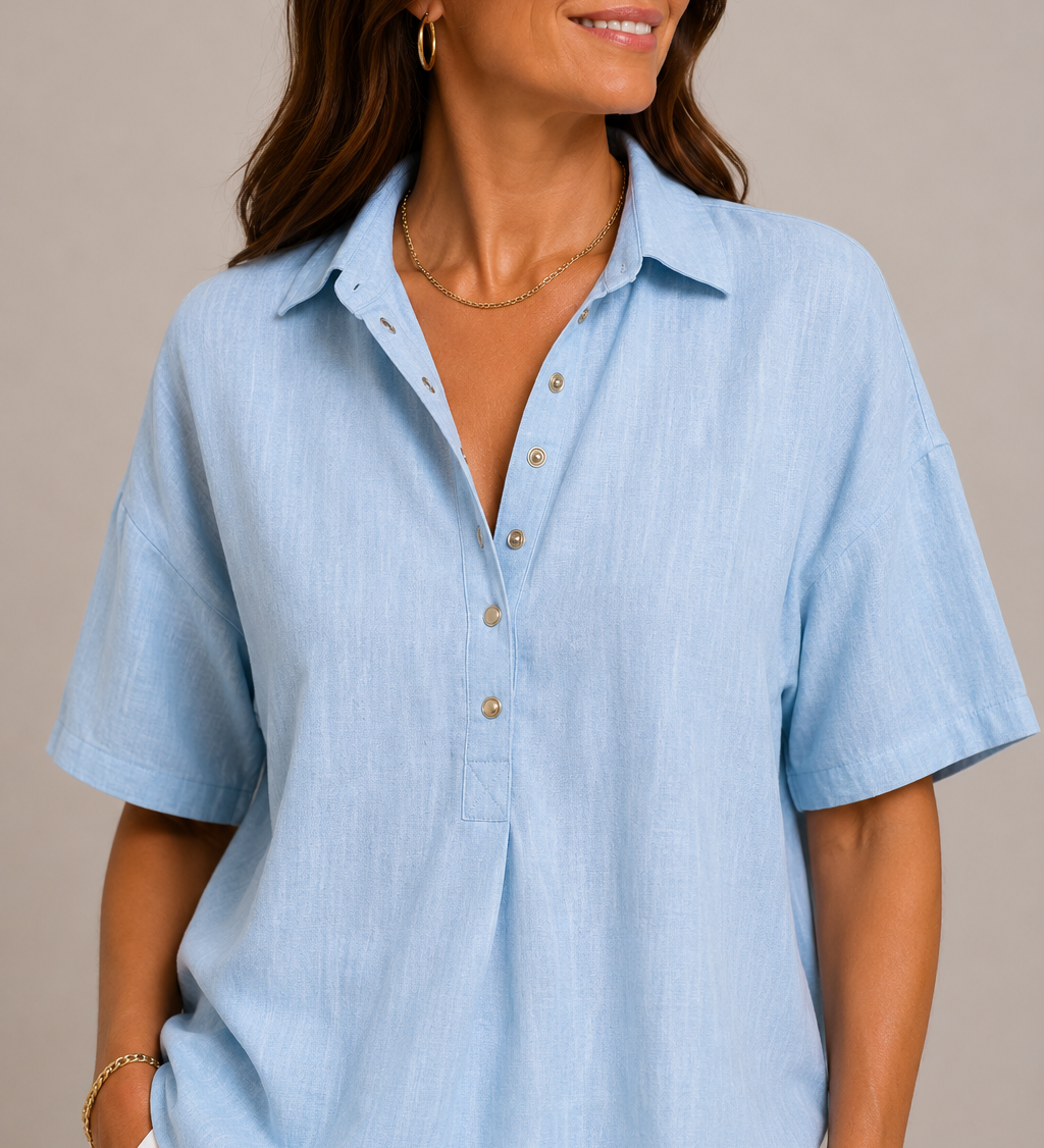 Schicke Bluse mit V-Ausschnitt – Produktansicht 6