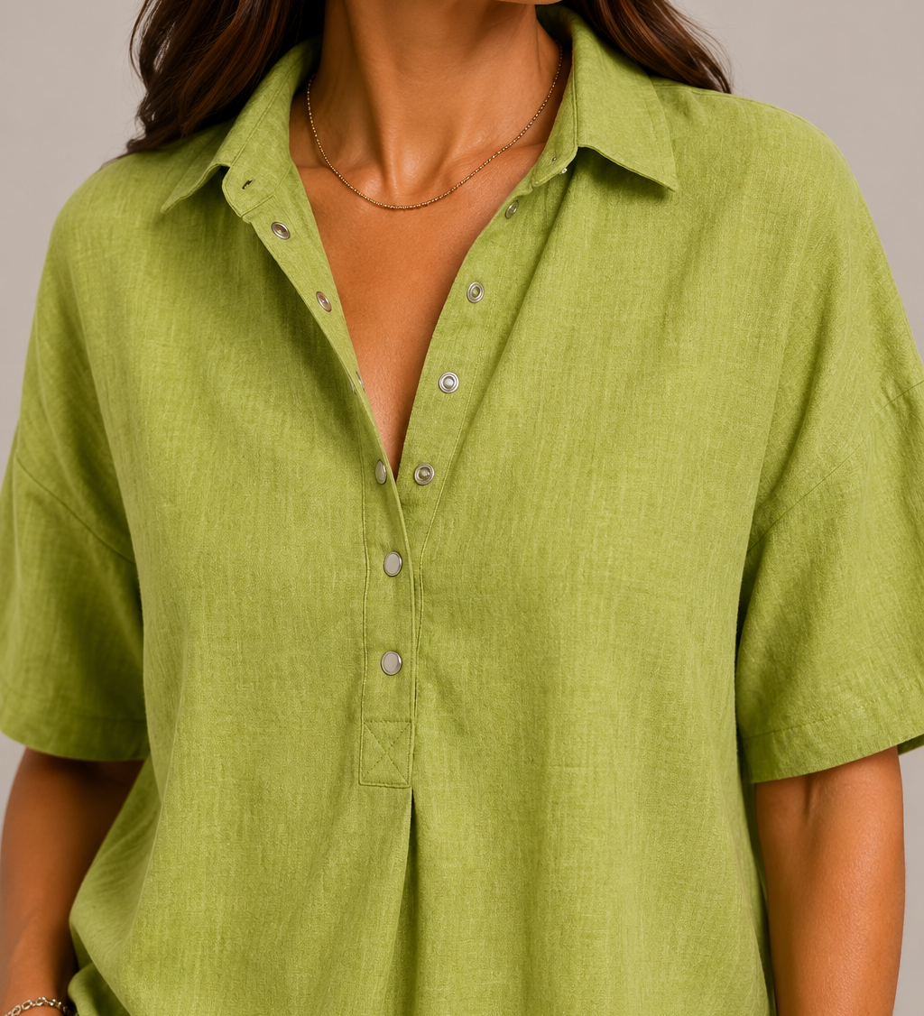 Schicke Bluse mit V-Ausschnitt – Produktansicht 4