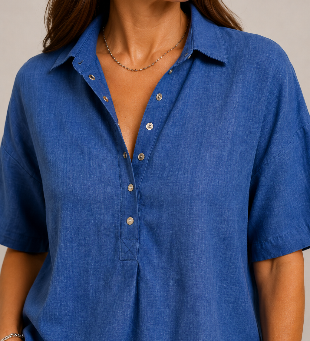 Schicke Bluse mit V-Ausschnitt – Produktansicht 2