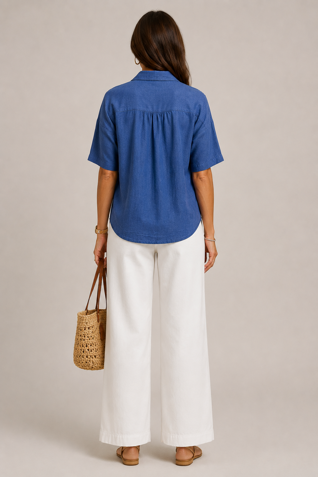 Schicke Bluse mit V-Ausschnitt – Produktansicht 8
