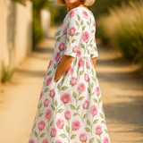 Bequemes Midikleid mit entspannter Passform – Produktansicht 9