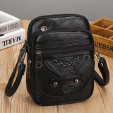 Strukturierte Handtasche aus Leder – Produktansicht 5