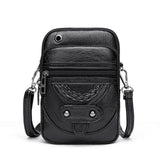 Strukturierte Handtasche aus Leder – Produktansicht 3