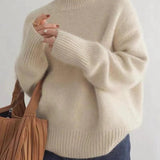 Oversize-Rollkragenpullover mit Kaschmiranteil – Produktansicht 5