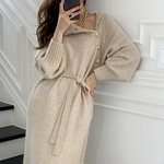 Bequemes Wickelkleid aus weichem Material – Produktansicht 1