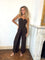 Ava | Eleganter Jumpsuit mit schmalen Trägern und weitem Bein