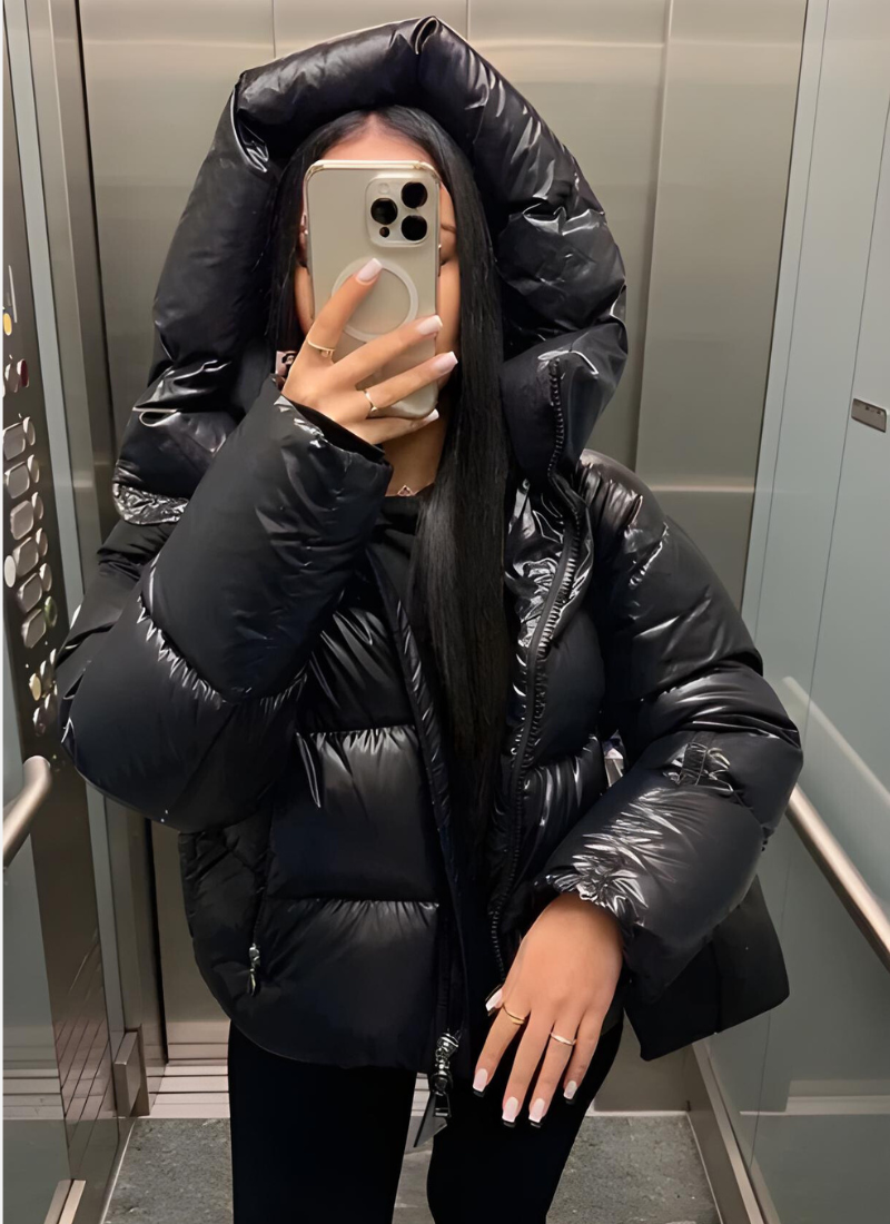 Damen-Puffer-Winterjacke – Produktansicht 3